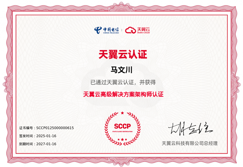 天翼云解决方案架构师